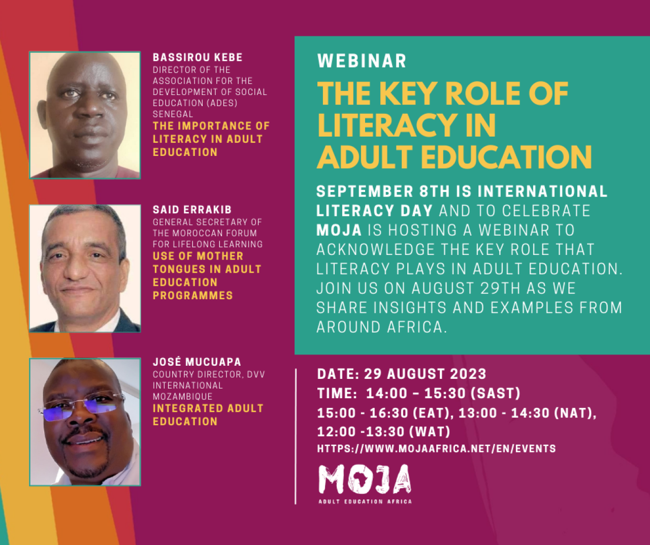 MOJA Webinar Key Role Of Literacy In AE English