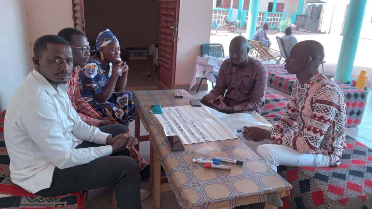 Travaux de groupe des gestionnaires de 6 CEC Kolokani Mali 2024