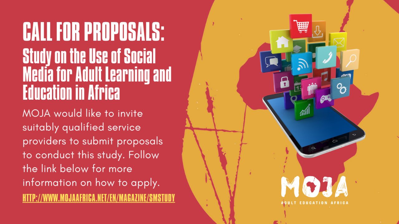 MOJA Adult Education Social Media Study Call