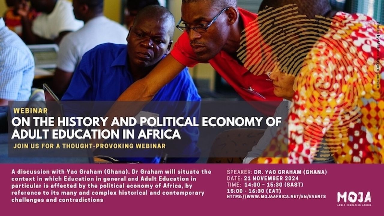 WEBINAR the history and political economy of adult education in Africa