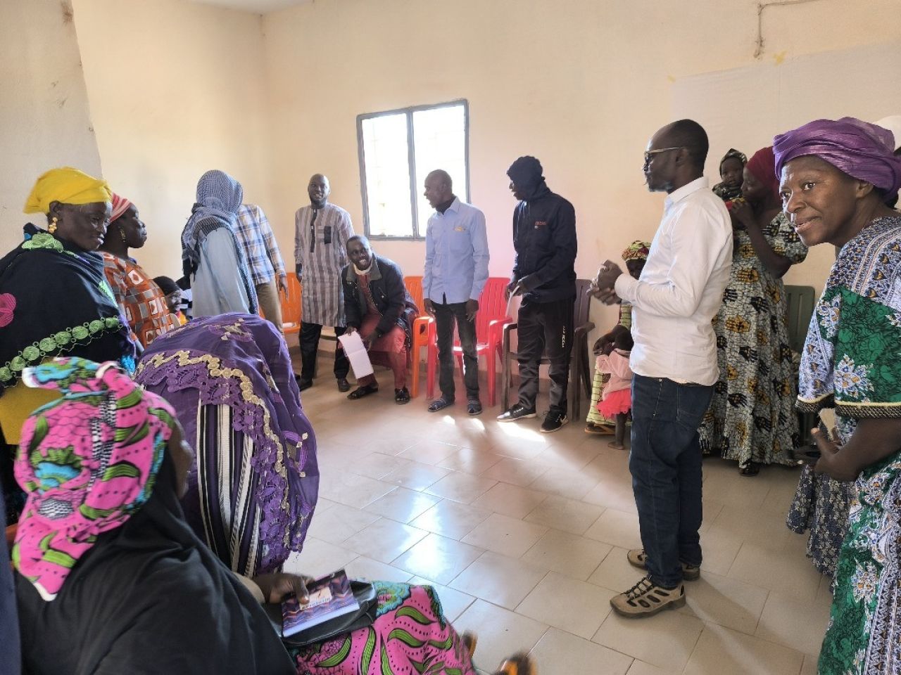 Séance dinformation des femmes potentiellement leaders