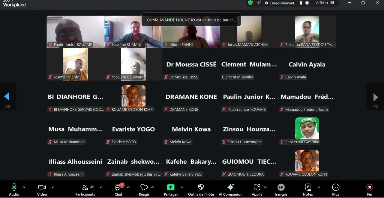 Photo Participants webinaire 28 OCTOBRE 20251