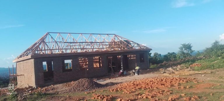 The CLC under construction in Mukani Parish in Sigulu Island sub counties
